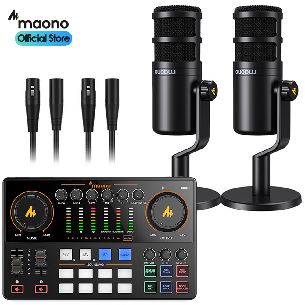 마오노 캐스터 AME2 Gen2 + PD100 2대 스트리밍 오디오 믹서 휴대용 블루투스 오디오 인터페이스 마이크 스탠드 올인원 패키지 289,000원