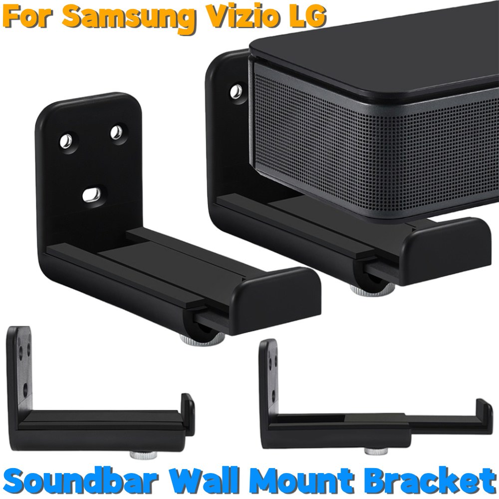 호환품 낙하 방지 사운드바 벽 마운트 브래킷, 스피커 거치대, 건식 벽체 Vizio LG Bose 20,600원