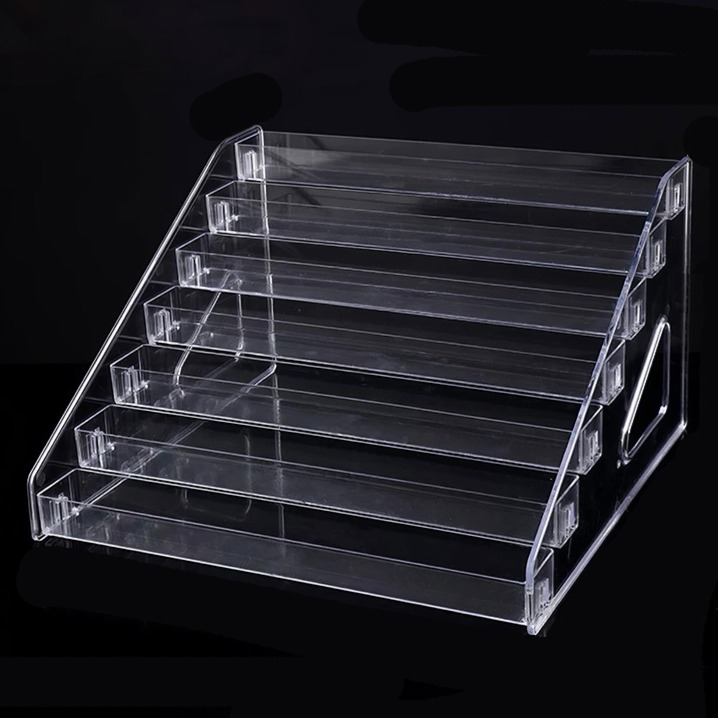마다꾸미 투명 아크릴 7단 계단식 진열 정리대 05, 1개 15,000원