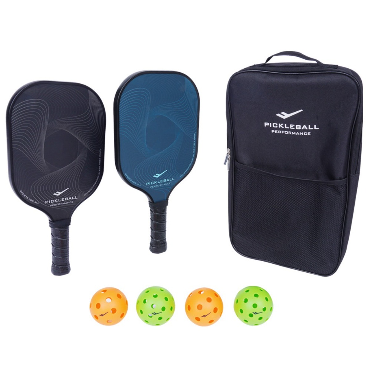 프로-스펙스 파이버글라스 피클볼 라켓2 공4 가방포함, 1개 50,900원