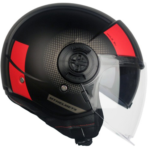 엠티헬멧 비알레 하프페이스 젯트 팬텀 헬멧, 팬텀 무광레드 43,680원