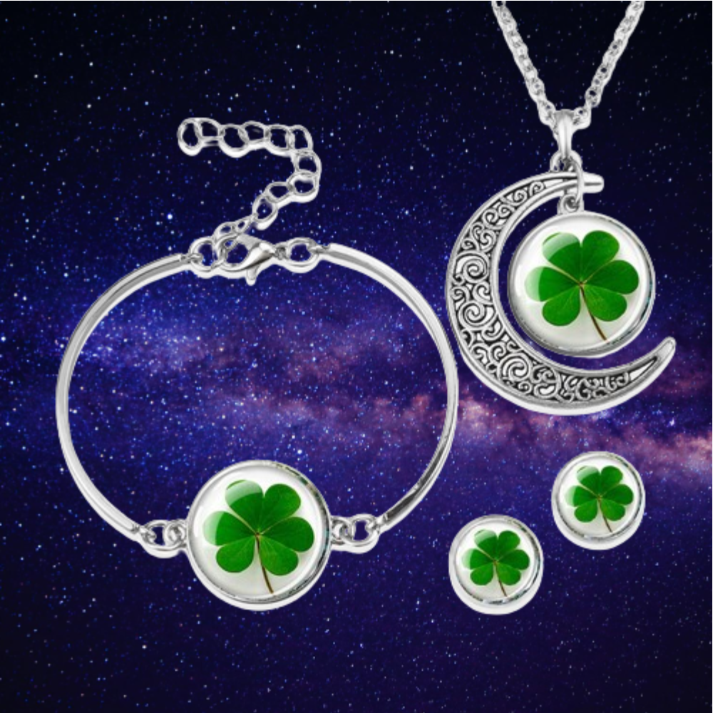 마켓오드리 네잎클로버 액세서리 3종 세트 9,000원