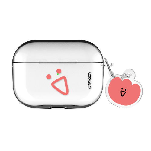 말랑말랑 베이직 에어팟프로3 클리어 케이스 +아크릴키링 세트, 기쁨이, AirPods Pro(3세대) 15,900원