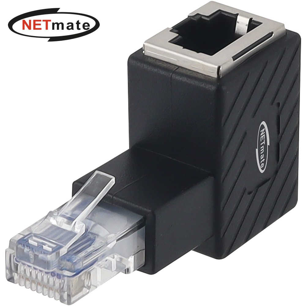 강원전자 넷메이트 NM-RG03 RJ-45 위쪽 꺾임 젠더 1EA 2,500원