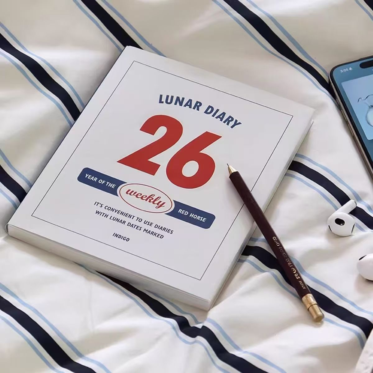 Equator 2026 루나 음력 위클리 다이어리, 흰색 13,500원