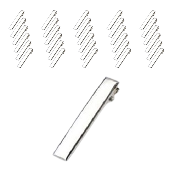 여성용 집게 헤어핀 DIY 만들기 부자재 사각 6cm, 실버, 60개 18,100원