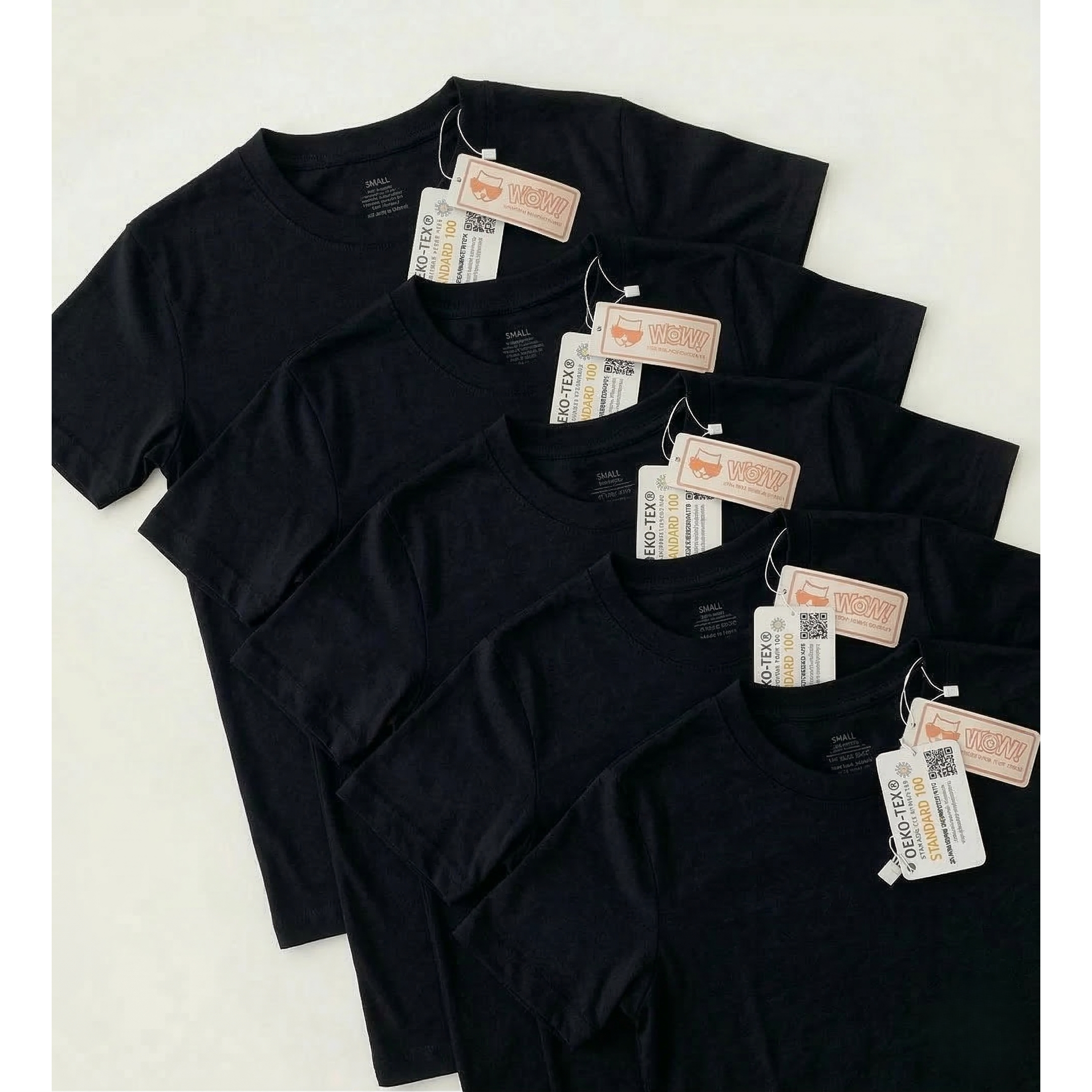 와우코지 5장 면티 30수 무지 라운드 오코텍스 빅사이즈 반팔 티셔츠 남녀공용 26,900원