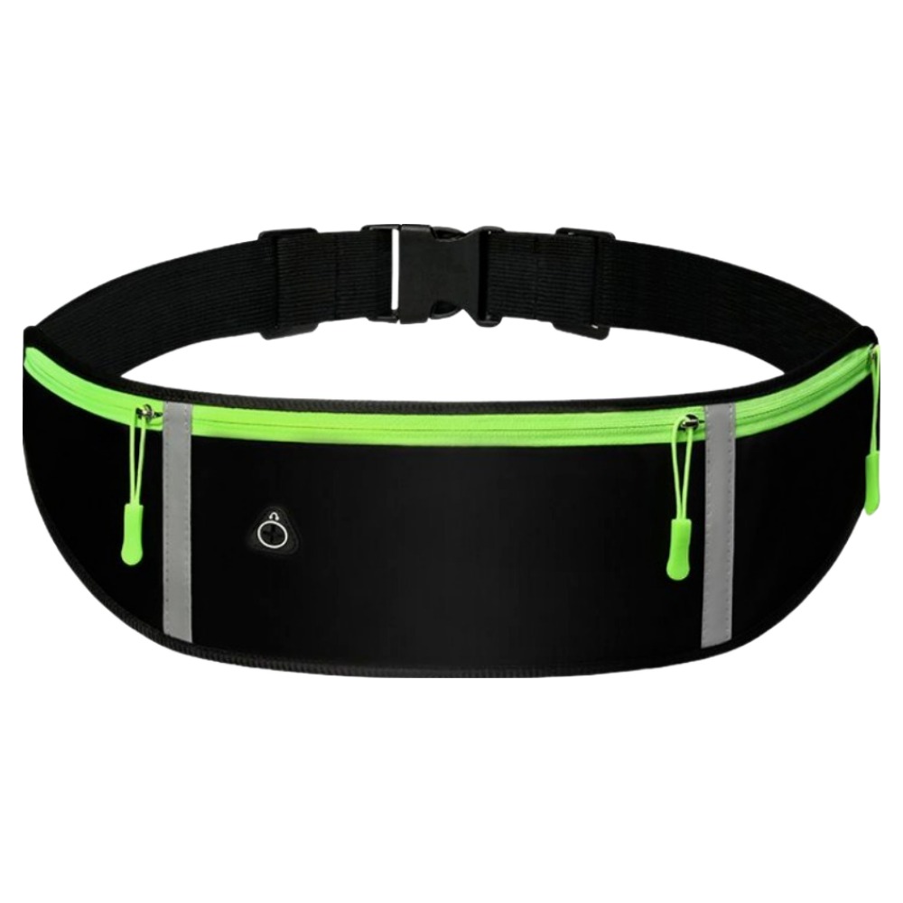 HnEx 초경량 러닝벨트 H2, 블랙 + 형광그린(테두리), 1개 7,500원