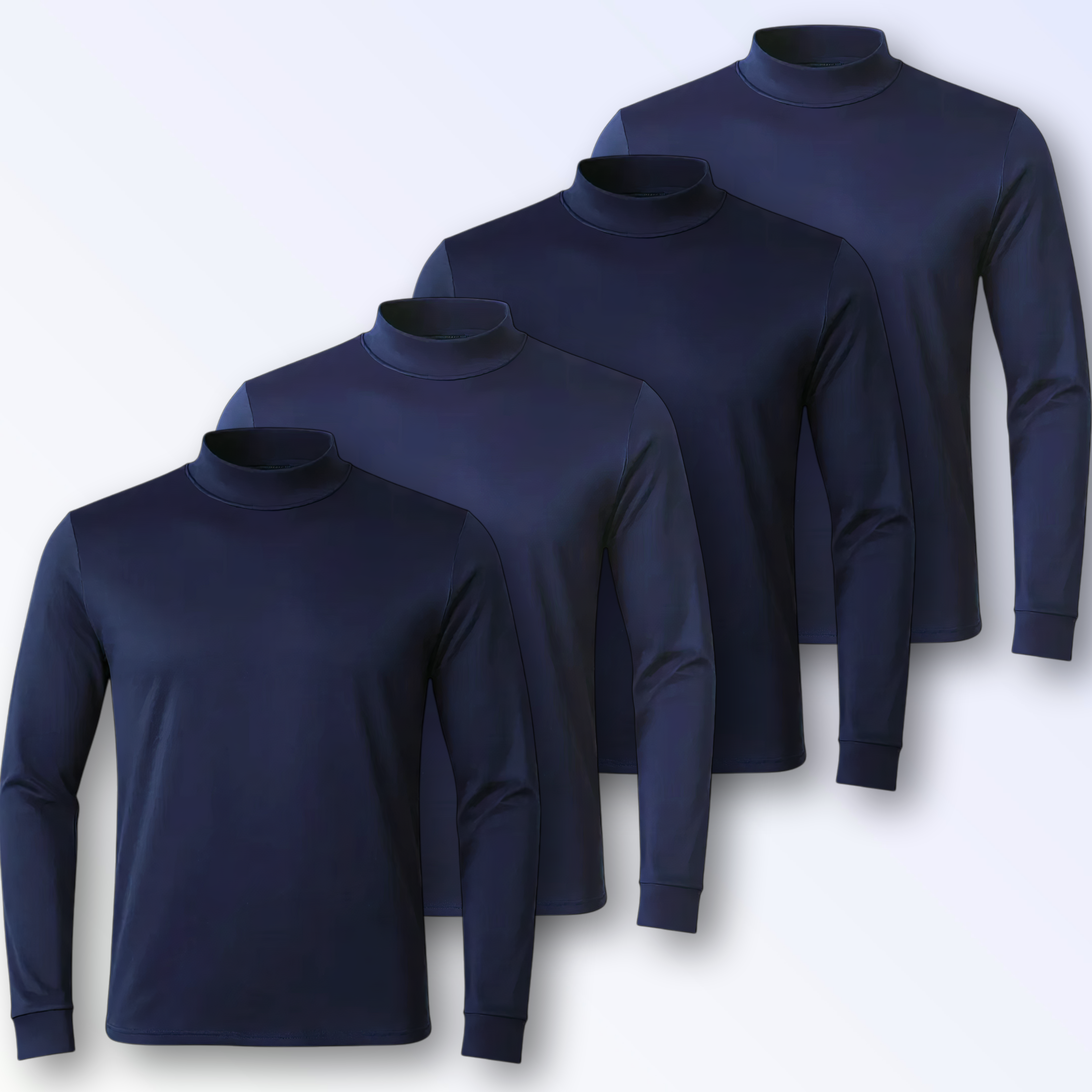 [4P] macci (마찌) 히트포뮬러 남자 기능성 기모 목폴라 반목 긴팔 티셔츠 (정품) 31,970원