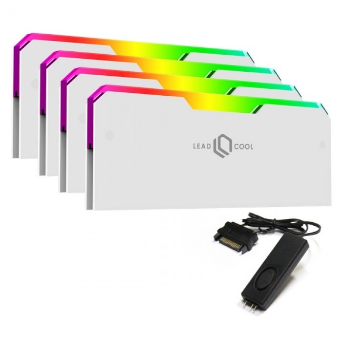 리드쿨 LEADCOOL RH-1 EVO ARGB 메모리 방열판 화이트 KIT (4PACK/Controller) 60,400원