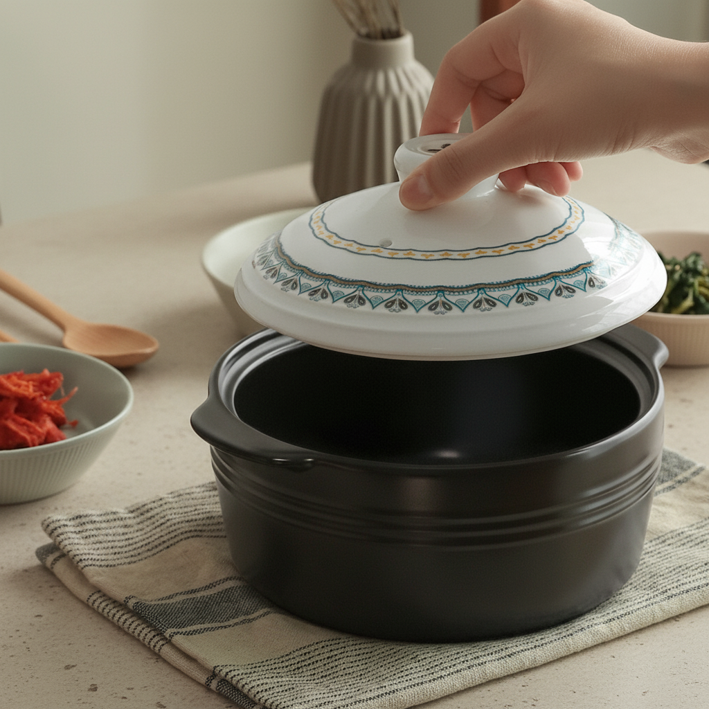 내열 세라믹 전골요리 흠수없는 뚝대기 가정뚝배기, 현재가 27,270원