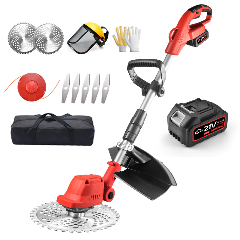 YUON 21V 브러시리스 무선 전동 충전 예초기 미니 안전 전기제초기 강력 잔디깍는기계 풀세트 139,000원