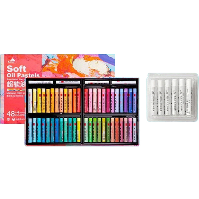 특수 오일파스텔 05 마카롱 48색 + 화이트 6p 세트, 1세트 38,600원