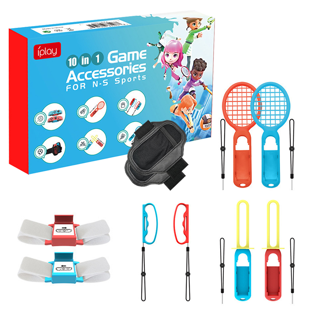 닌텐도 스위치 OLED 조이콘 아이플레이 올인원 스포츠 그립 키트 스트랩 라켓 10종 세트 28,700원