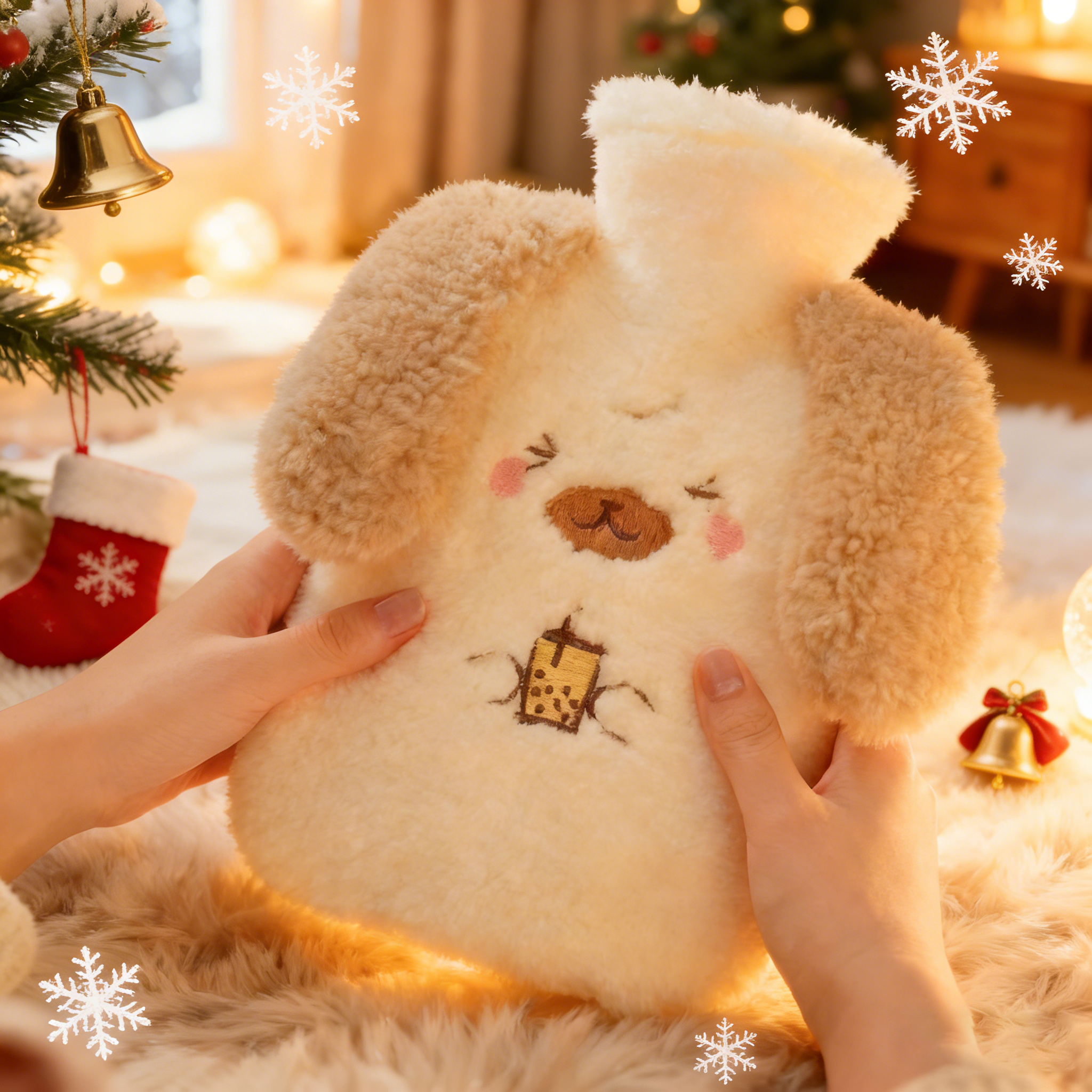 MISI 귀여운 보들보들 강아지 물주머니 6,900원