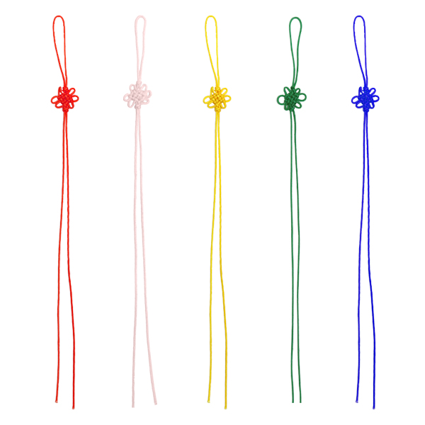 (재미스쿨) 매듭끈 국화C 10개입 (1팩) 전통 매듭 장식, 분홍 2,100원