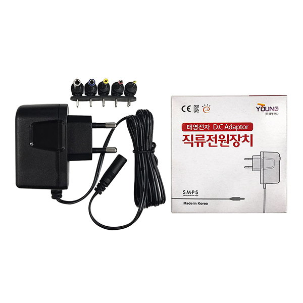 태영전자 전자식아답터 TY 6V 600mAh 벽걸이형, 단일색상, 1개 8,000원