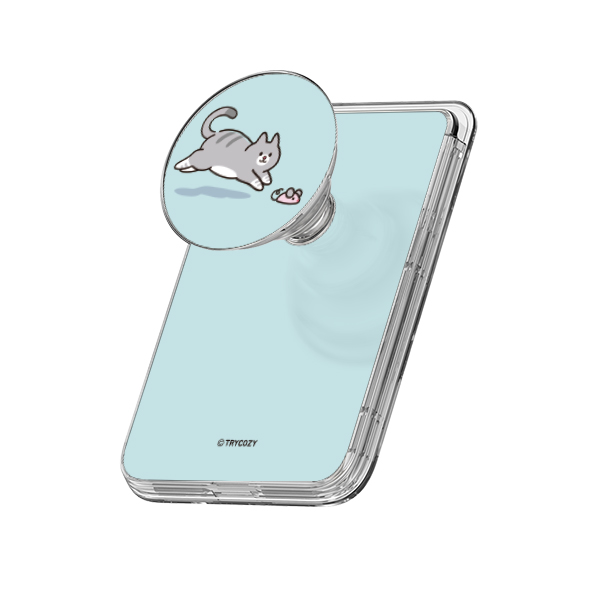 트라이코지 냥이의 하루 글로시 그립 스마트톡 마그네틱 카드지갑 거치대(맥세이프 호환) 19,800원