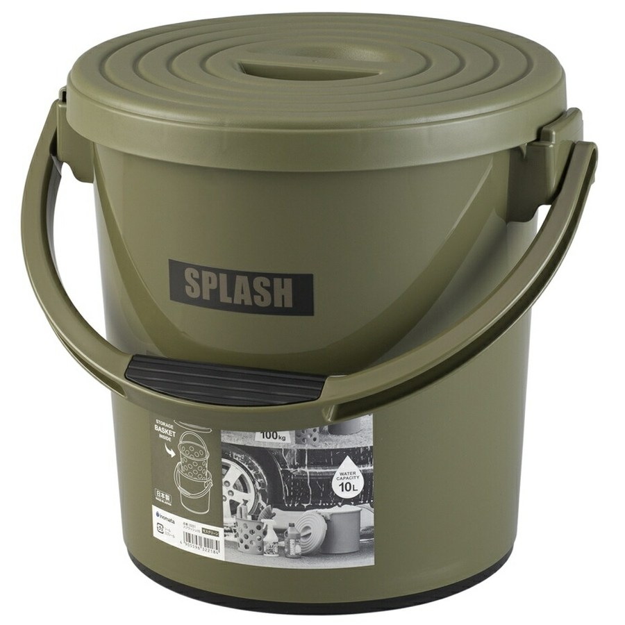 이노마타 10L 다용도 세차 버킷 (내부 바구니 포함) 일본제조 56,400원