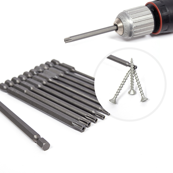 육각 별 드라이버 비트 100mm 11종 세트/전동드릴 롱육각비트 톡스비트 복스알 임팩소켓 드릴팁 별비트 자석비트 비트소켓 12,800원