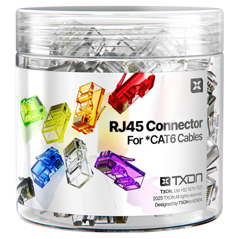 티엑스온 CAT6 RJ45 커넥터 8P8C 플러그 7,710원