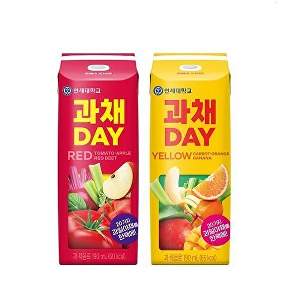 연세우유 [T]연세우유 과채데이 음료 레드/옐로우 25,200원