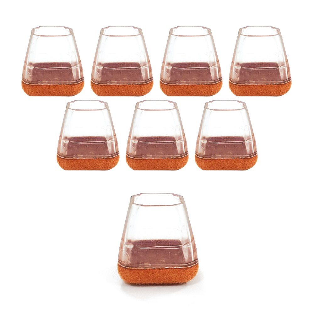 KI에코비 미끄럼방지 투명 의자발 커버 8개입 10,400원