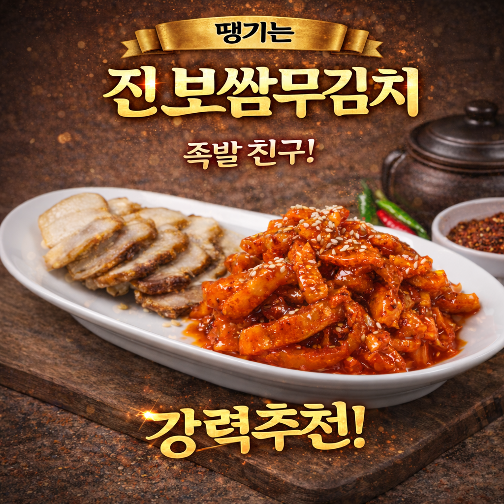 진프른식품 진 보쌈무김치, 1개, 5kg 24,970원