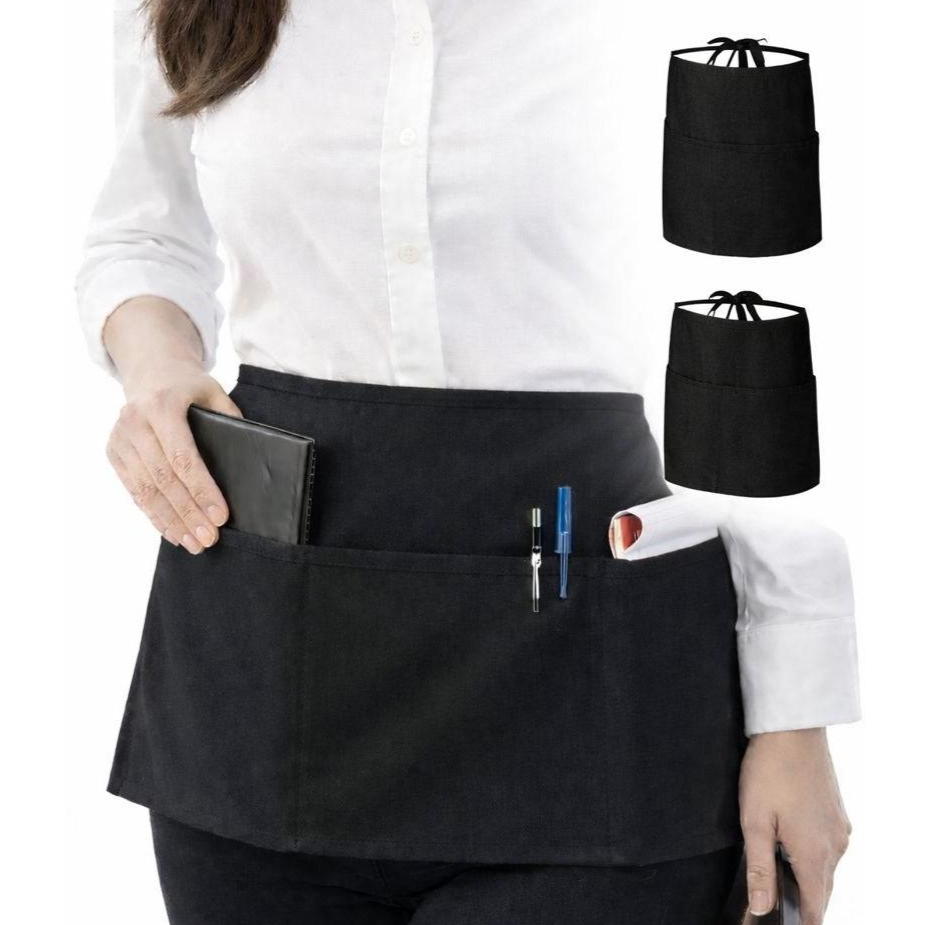 이온브 수납 방수 허리 앞치마, 2개, 블랙 11,600원
