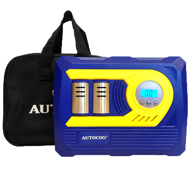 오토코스 듀얼실린더 180w 디지털 차량용 에어컴프레셔 타이어 공기주입기 48,800원