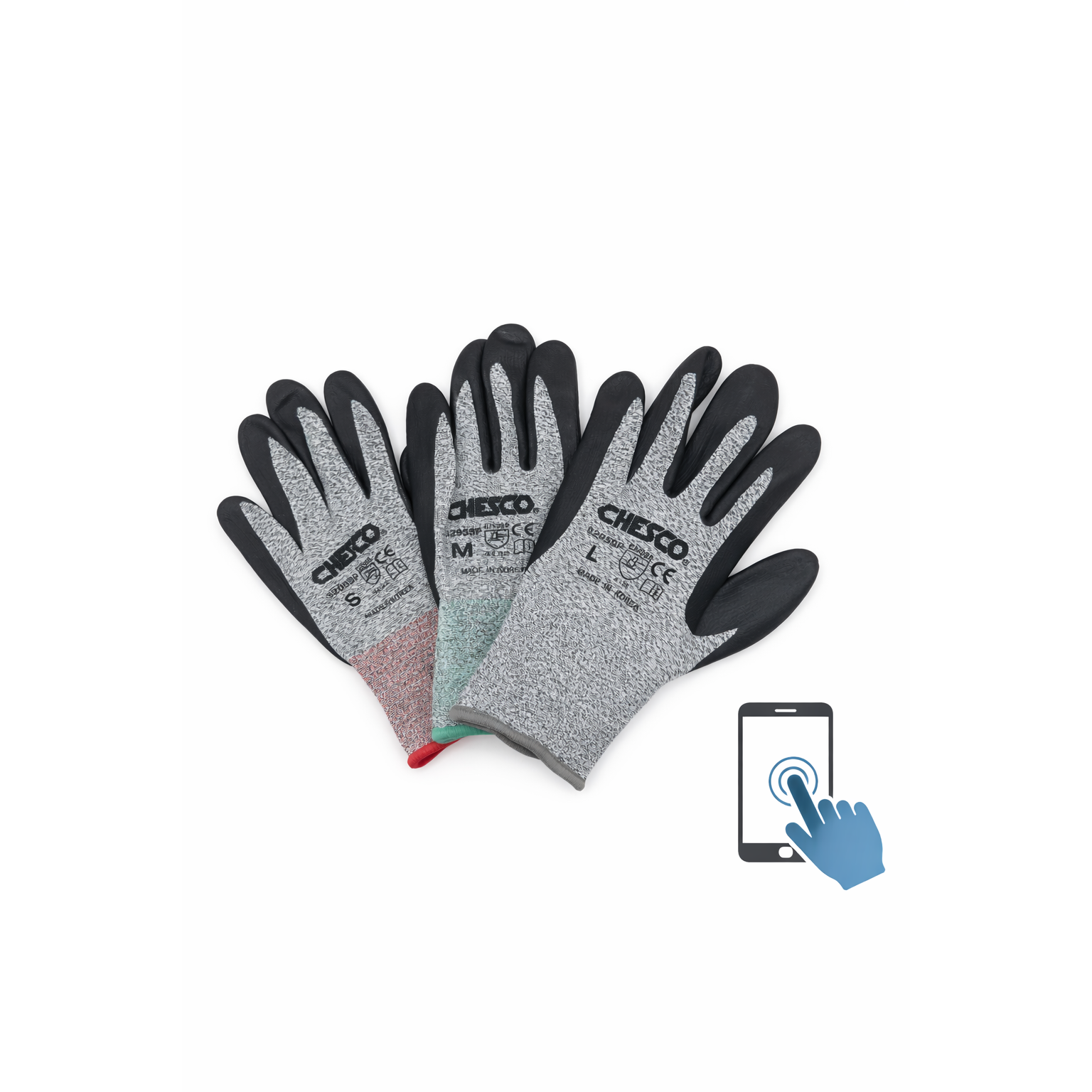 체스코 폼 산업용 장갑 다용도 니트릴폼 NBR코팅 스마트폰터치가능, S, 1개 5,700원