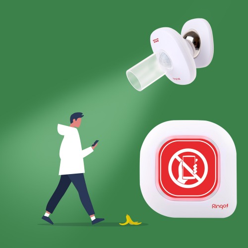 보행 스마트폰 사용 사고 예방 동작감지 센서벨 세트 GSR-302C, GPT-200C 102,000원