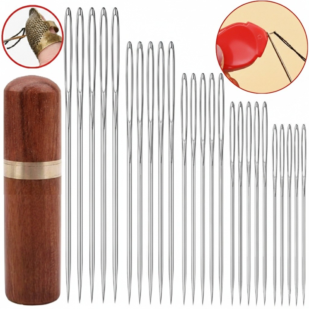 유미닉 대왕구멍 큰귀바늘 뾰족한 구멍큰바늘, 25개 15,000원