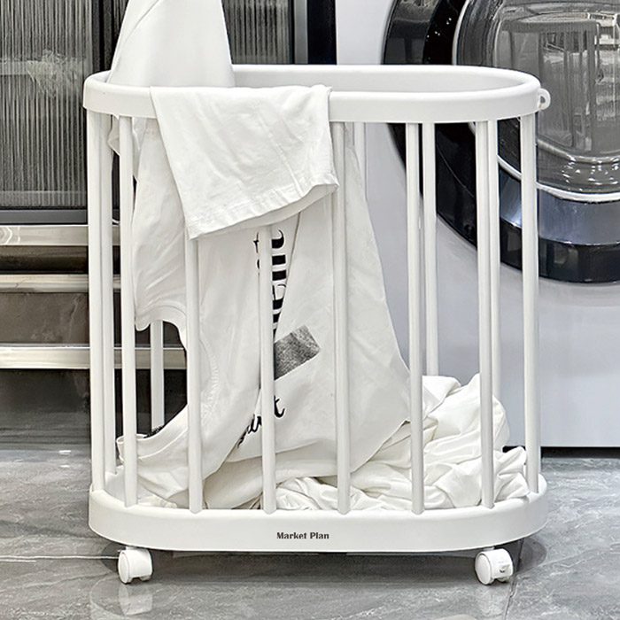 마켓플랜 슬리밍 이동식 다용도 빨래 바구니 12,440원