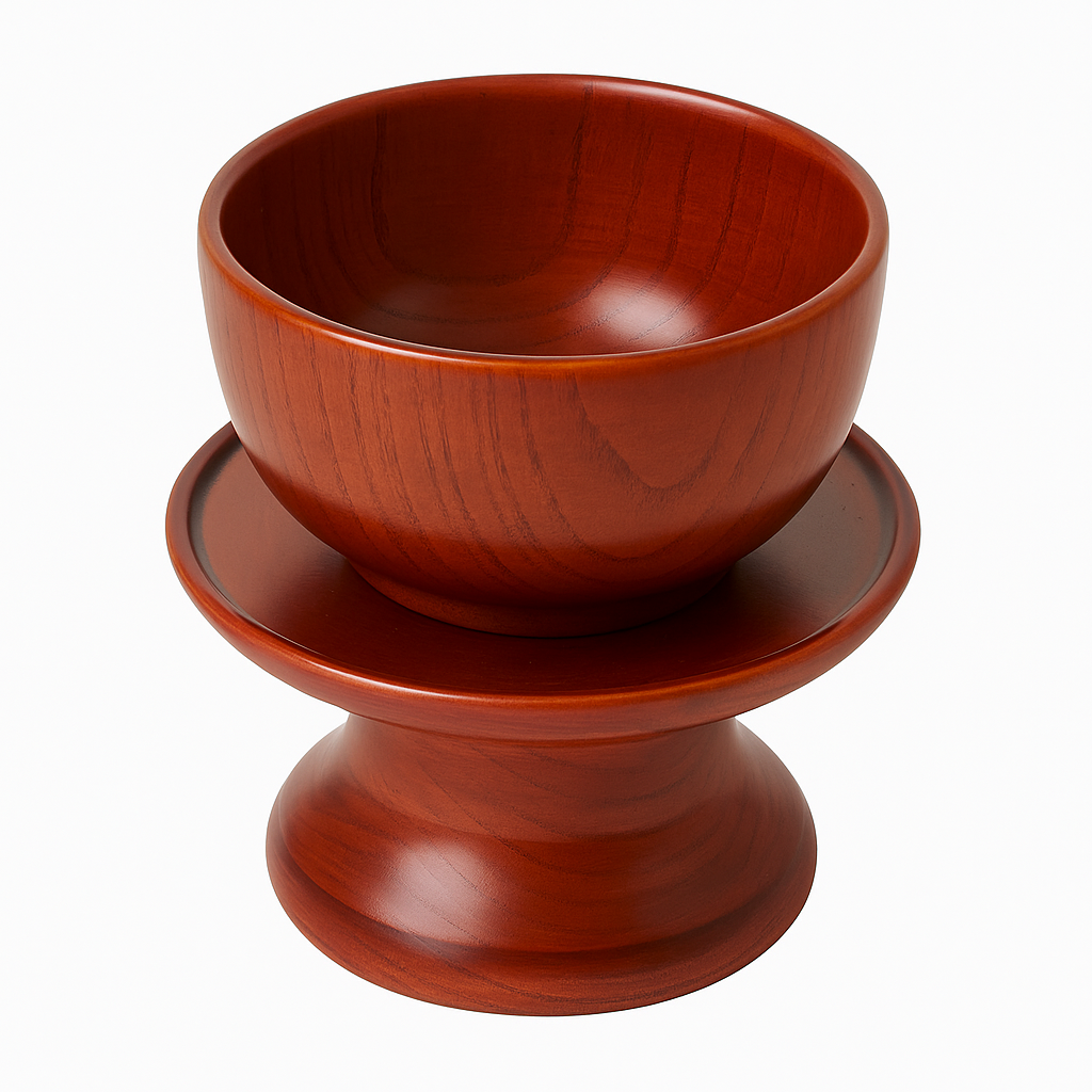 <<국산>> 고급 오리목 술잔잔대 2p세트     남원제기 남원목기 제기낱개 문화재 15,640원