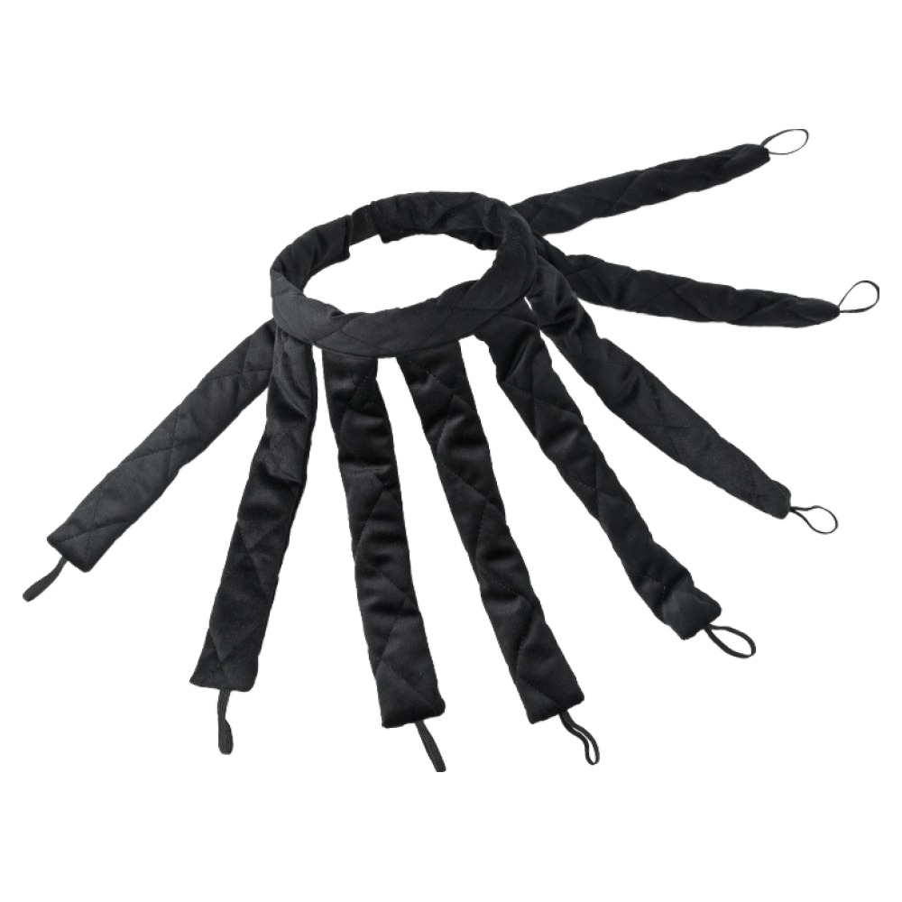 핫세 무열 수면 헤어롤 웨이브 컬링밴드 자면서하는 드라이기없는 고데기대용 헤어컬, 블랙, 단일상품 10,600원