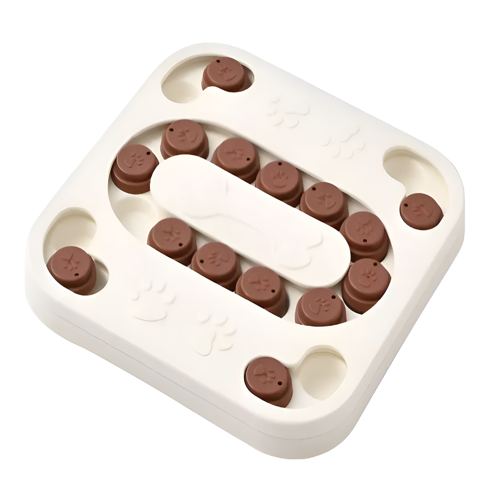 라라펫 반려동물 노즈워크 먹이 퍼즐 간식 장난감, 1개, 베이지 6,550원