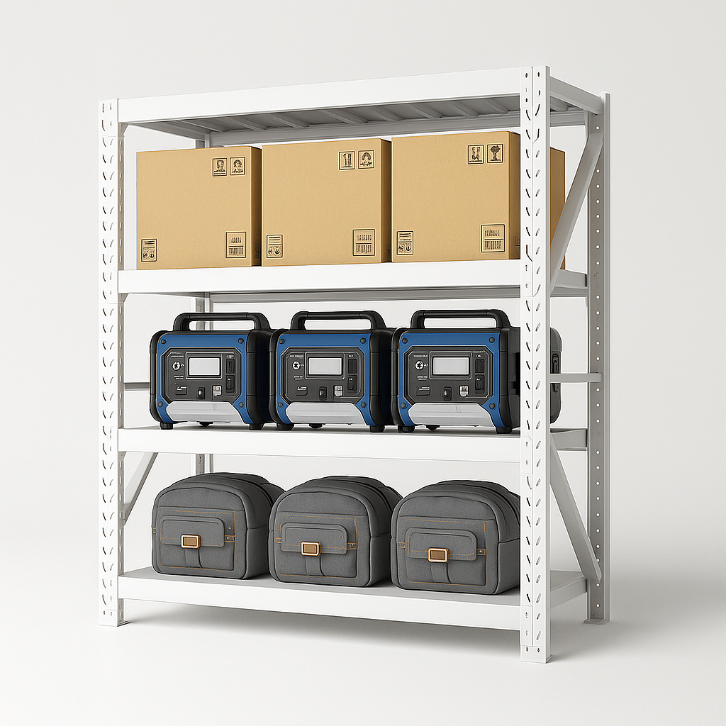 유토랙 단당 100kg 수납 철제선반 진열대 수납선반, 1개, 유토랙 4단/1500*400*1800 화이트 119,000원