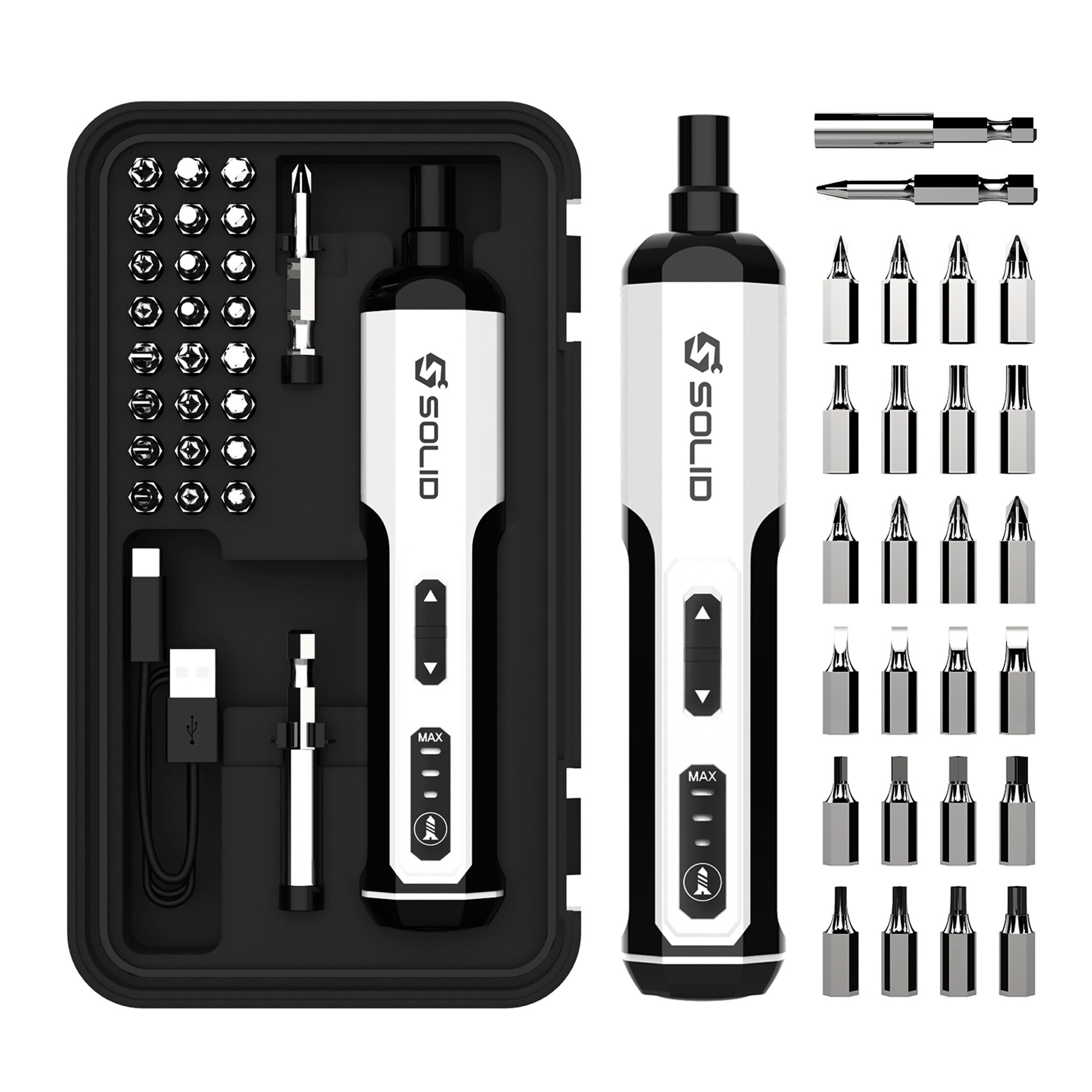 솔리드 충전 전동 드라이버 4V 드릴 가정용 미니 소형 세트 S-MD40 36,000원