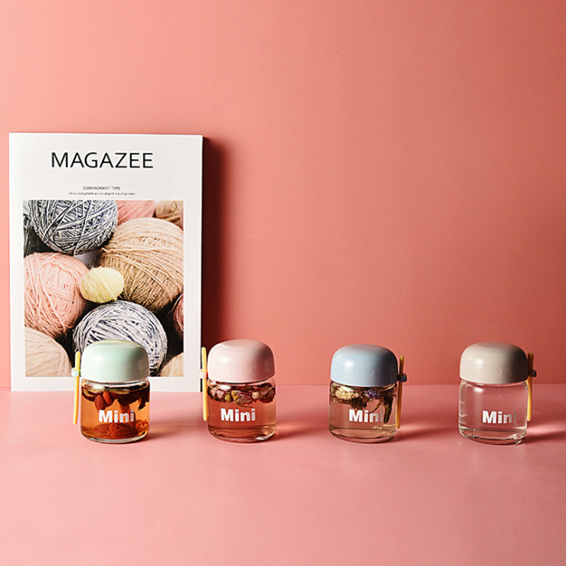 포에버독 내열 유리 보틀 150ml 간식 보관통 휴대용, 블루 7,900원