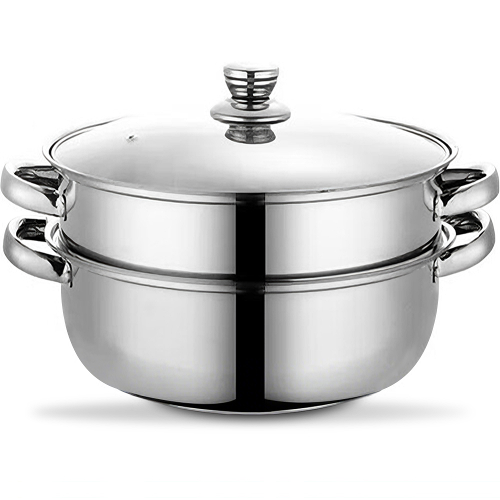 스텐 인덕션 범용 찜기, 샤브샤브, 2개, 27.5cm 11,900원