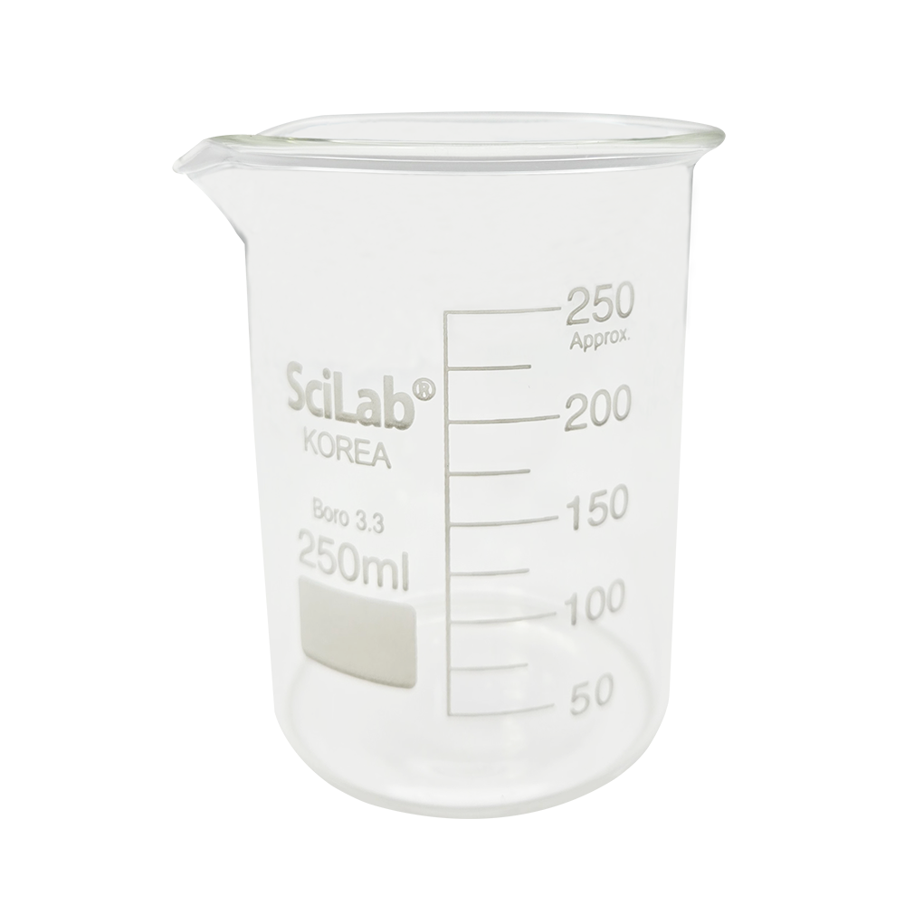 국산 국내산 다용도 눈금 유리 비커 비이커 2,600원