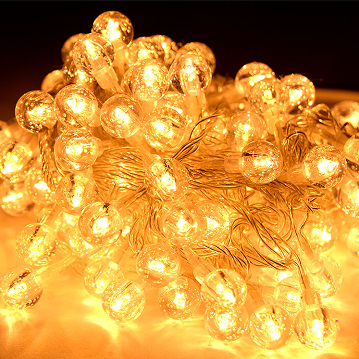 지아이비 LED 100구 크리스탈앵두전구 메모리형_투명선 전구색, 투명선 전구색 13,500원