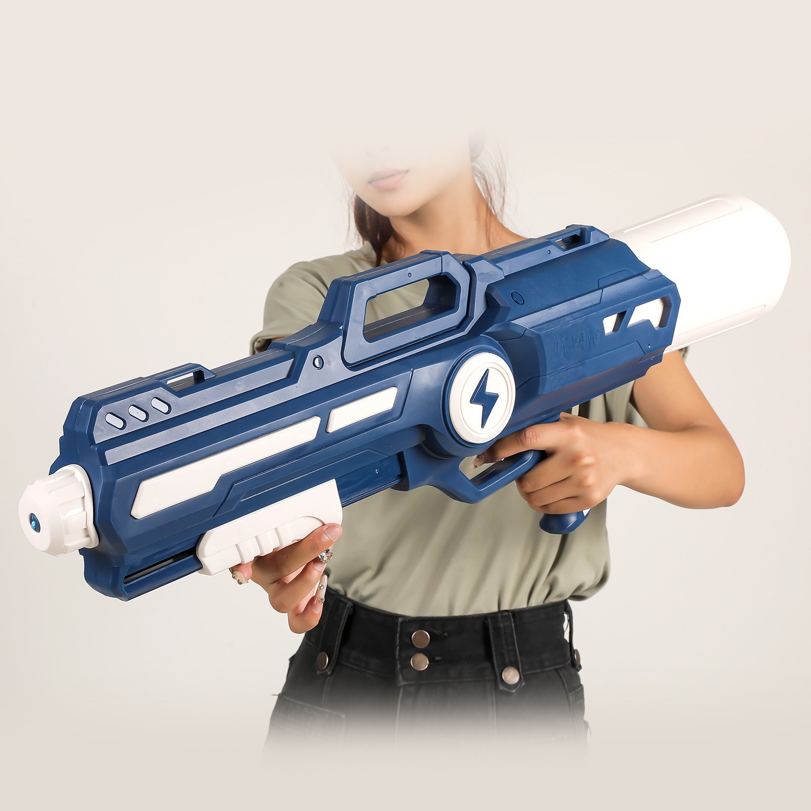 TAOMI 번개파워 워터건 특대형 워터밤 성인용 물총 + 물총 스트랩, 네이비, 1개 19,000원