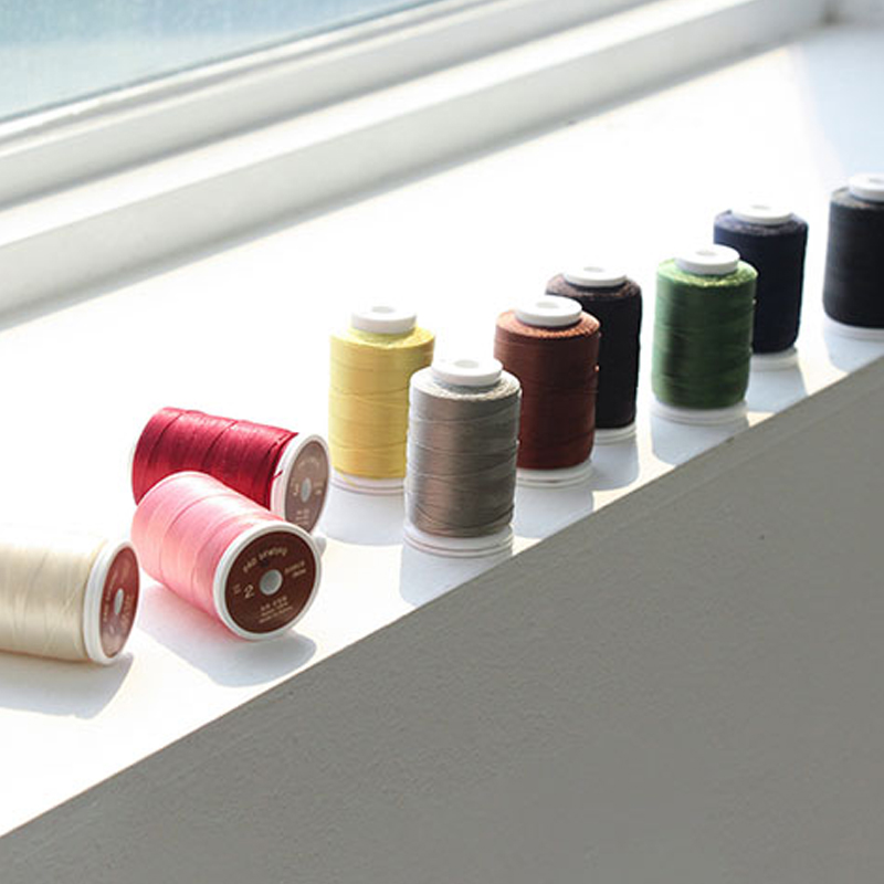 패션스타트 가죽 봉제 두꺼운 원단 전용 나일론 100 미싱용 실 10색 세트 30,780원