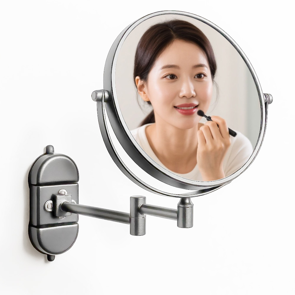 Felorita 무타공 강력흡착 화장실 호텔 면도거울 확대 양면 원형 욕실용 거울 48,990원