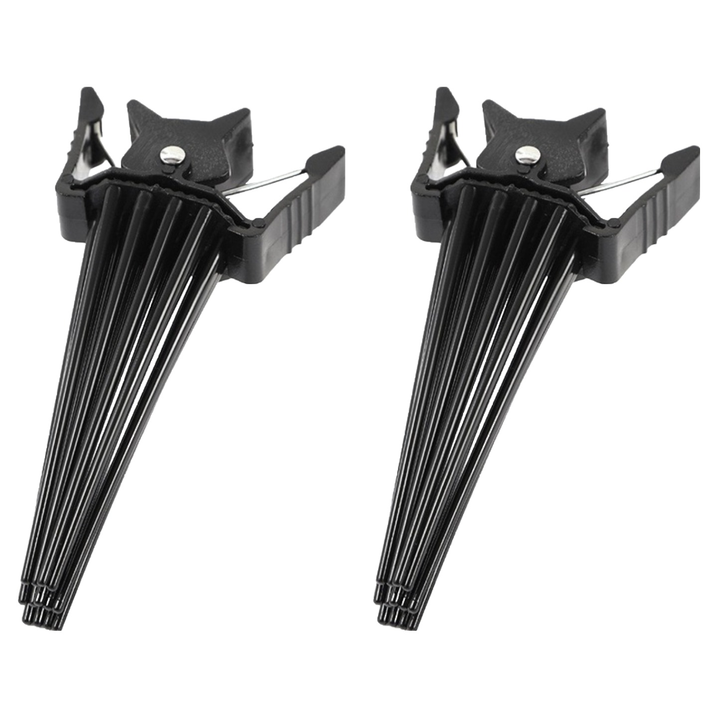 라이퓨 앞머리 집게클립 9 x 4 cm, 2개, 블랙 11,800원