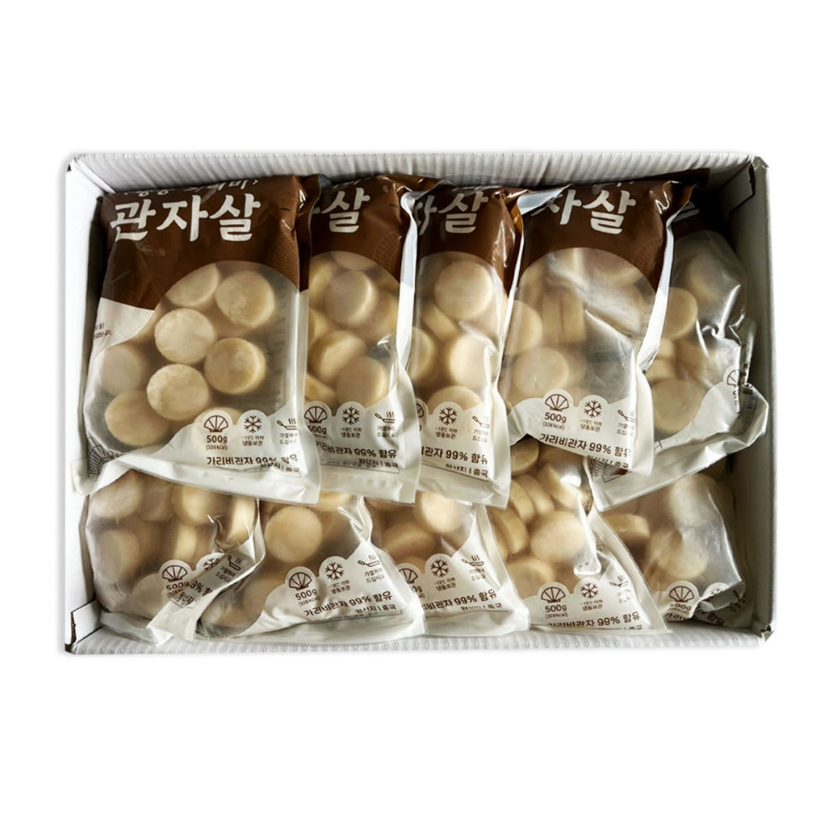 성형 손질 가리비 관자살 대용량 업소용 (냉동), 1개, 10/20 사이즈 10kg 132,000원