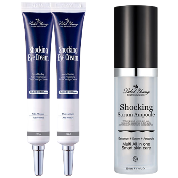 [라벨영]쇼킹아이백크림2+쇼킹소름앰플1, 쇼킹아이백크림2+쇼킹소름앰플1, 1개 39,900원