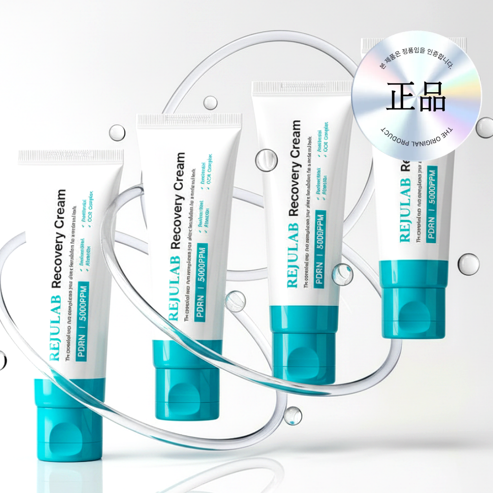 리쥬랩 리커버리 PDRN 병풀 크림 l 진정 판테놀 시카 콜라겐 탄력 수분 보습 피부과 약국 리페어 크림, 4개, 50ml 92,900원
